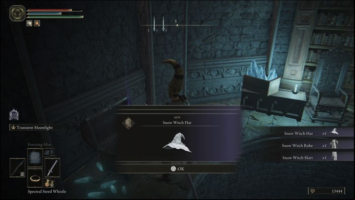 In addition, you will receive the Snow Witch Set - Elden Ring: Ranni questline - walkthrough - Quests - Elden Ring Guide