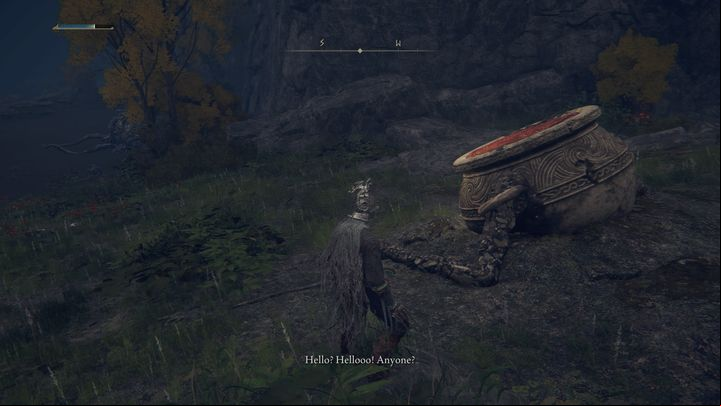 Equip a heavy weapon and perform a heavy attack on his back - Elden Ring: Iron Fist Alexander questline - walkthrough - Quests - Elden Ring Guide