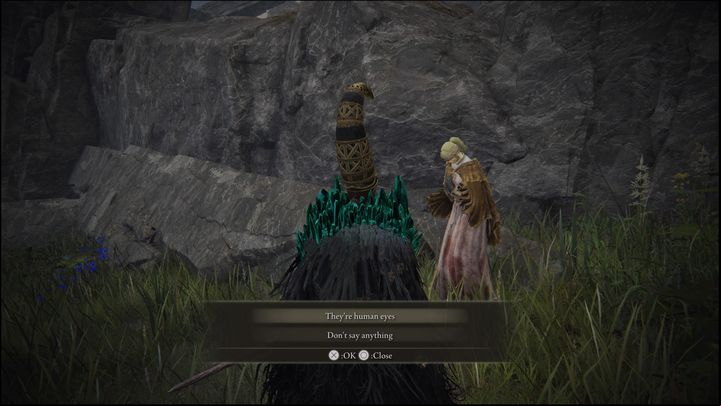 The third time Hyetta eats a grape, she will ask you about the effects of the grapes - Elden Ring: Hyetta - walkthrough - Quests - Elden Ring Guide