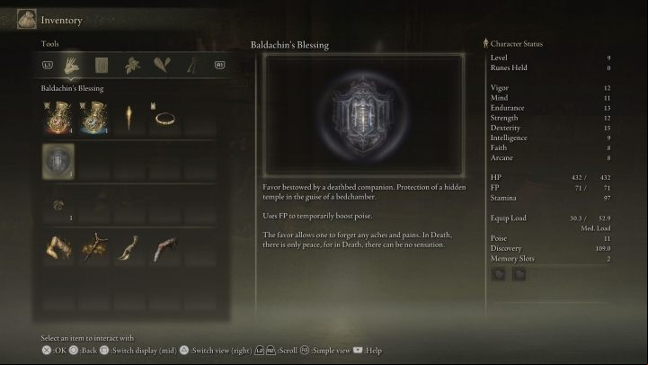 This will protect you from losing balance and collapsing during fights - Elden Ring: What does Fia, Deathbed Companion do? - FAQ - Elden Ring Guide