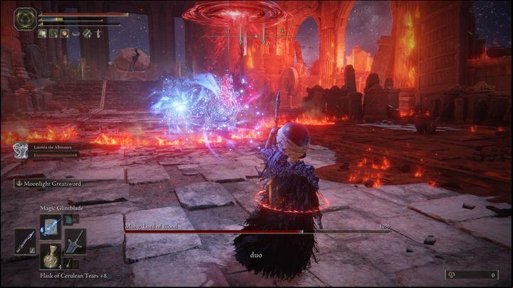 However, if you can't use Comet Azur, use the charged Magic Glintblade spell - Elden Ring: How to beat Mohg, Lord of Blood? - Siofra River - Elden Ring Guide