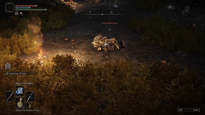 Summoning is mainly to distract the smaller demi-humans, as fighting alone as a mage in a tight cave may not be a good solution - Elden Ring: How to beat Demi-Human Chief? - Limgrave - Elden Ring Guide