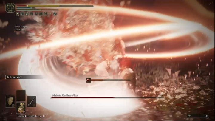 In the second stage, Malenia behaves much like in the first, although she is much faster and additionally she can inflict the devastating scarlet rot status effect - Elden Ring: How to beat Malenia, Blade of Miquella? - Miquellas Haligtree - Elden Ring Guide