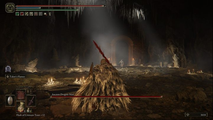 Before leaving the caves, however, you must fight a boss - the Ancient Dragon Man - Shadow of the Erdtree: How to reach Charos Hidden Grave? - Secret locations - Elden Ring Guide