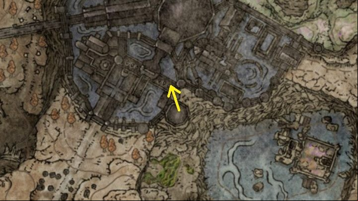 Standing on the walls (with your back to the stairs), turn right - Shadow of the Erdtree: How to get to the lower Scadu Altus? - Secret locations - Elden Ring Guide