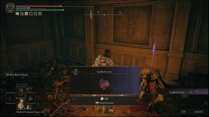 In the downstairs room you will find a body with another Seedbed Curse - Elden Ring: Dung Eater / Blackguard Boggart questline - walkthrough - Quests - Elden Ring Guide