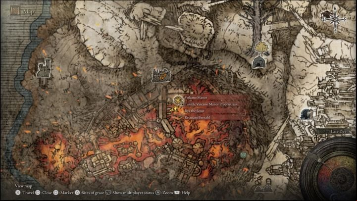 Continue to a destroyed bridge, cross it, and you'll reach the base of Mt - Elden Ring: How to access Volcano Manor? - FAQ - Elden Ring Guide