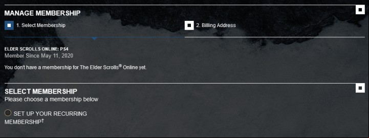 2) Go to the Manage hip menu in the management window - to https:// - ESO: Plus subscription guide, tips - Starting the game - The Elder Scrolls Online Guide