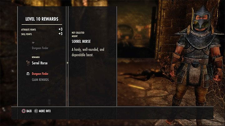 The easiest way to get the first horse is to wait until the controlled character has advanced to the 10th level of experience - ESO: Mounts - how to get a horse? - Game guide - The Elder Scrolls Online Guide