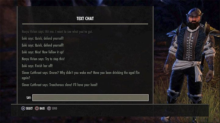 Yes, the console editions of The Elder Scrolls Online have a set of options to communicate with players - ESO: FAQ, tips and tricks - Basics - The Elder Scrolls Online Guide
