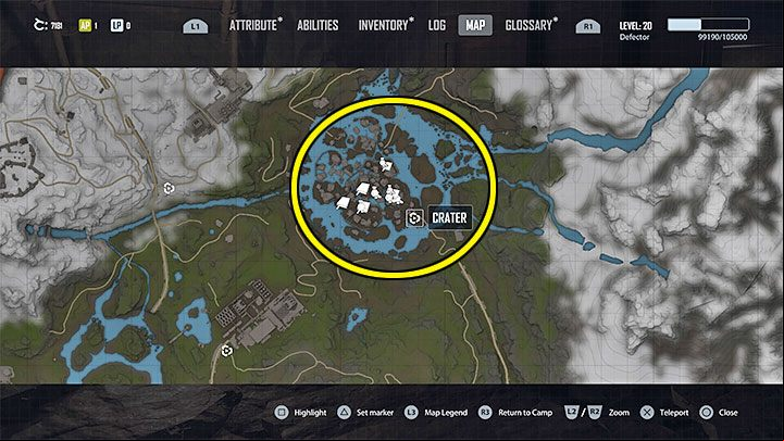The Crater is the HQ of the Outlaws - Elex 2: Major cities - where are they? - Campaign and quests - Elex 2 Guide