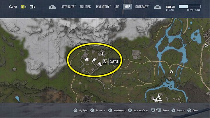 The Castle is the HQ of the Clerics - Elex 2: Major cities - where are they? - Campaign and quests - Elex 2 Guide