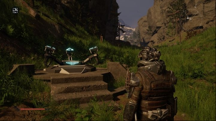 During your journey, you will come across fast travel points, such as the one pictured in the screenshot above (they all look the same) - Elex 2: World Exploration - jetpack, fast travel - Basics - Elex 2 Guide