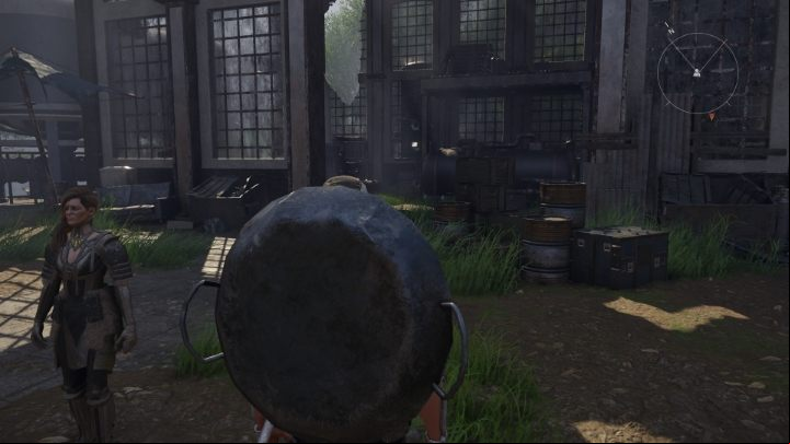 The goods you are looking for are in a building with tall windows - Elex 2: A Dangerous Road (Tavar) - walkthrough - Tavar - Elex 2 Guide