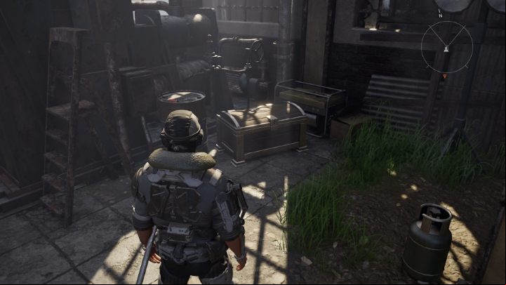 You will see chests in the corner of the building - Elex 2: A Dangerous Road (Tavar) - walkthrough - Tavar - Elex 2 Guide