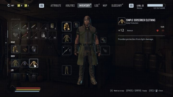 The easiest armor to obtain is the Simple Berserker Clothing - Elex 2: Best starting armor - where to find, how to get? - Basics - Elex 2 Guide