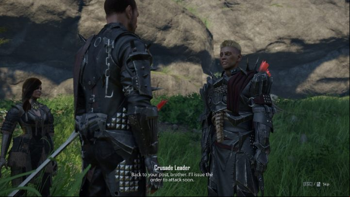 The most important conversation occurs with the Crusade Leader - Elex 2: Its a Matter of Interpretation - walkthrough - Chapter 2 - Elex 2 Guide
