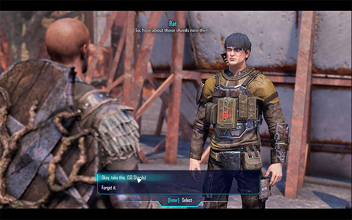 The first meeting with Rat – he will talk to you when you’ll be ing him by - Elex: Tramp Confederacy - Walkthrough - Tavar - Elex Game Guide