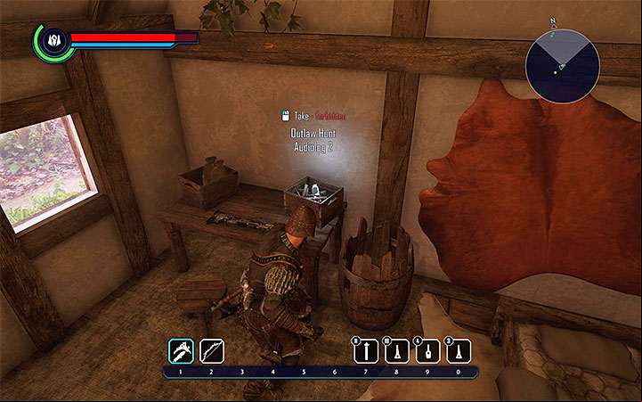 Outlaw Hunt Audiolog 2 is located inside one of the huts in Goliet - Elex: A Bounty Hunter - Walkthrough - Abessa - Elex Game Guide