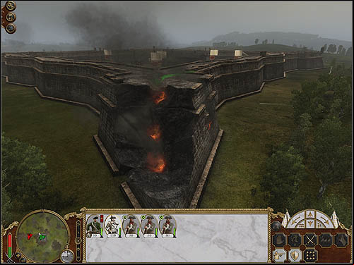 If you have time, you can destroy that parts of walls where enemy cannons are deployed - Game Mechanics - Sieges from the attacker perspective - Sieges - Empire: Total War - Game Guide and Walkthrough
