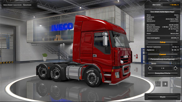 Your choice about which truck to buy depends mainly on how much money you have. - ETS 2: Scandinavia - Truck dealers - Basics - Euro Truck Simulator 2: Scandinavian Expansion Game Guide