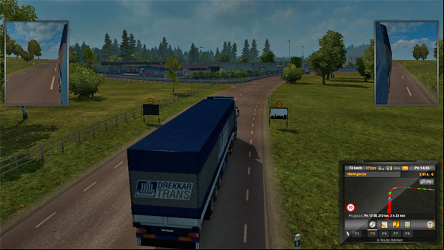 Besides motorways, there is also quite a lot of usual roads - ETS 2: Scandinavia - Sweden | Roads characteristic - Roads characteristic - Euro Truck Simulator 2: Scandinavian Expansion Game Guide