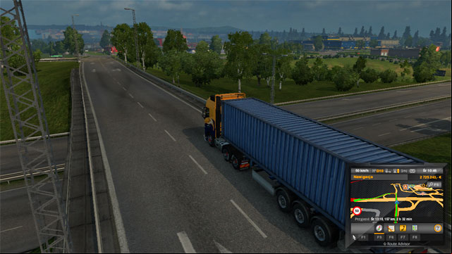 The motorway divides the city into two parts - ETS 2: Scandinavia - Denmark | Cities - Cities - Euro Truck Simulator 2: Scandinavian Expansion Game Guide