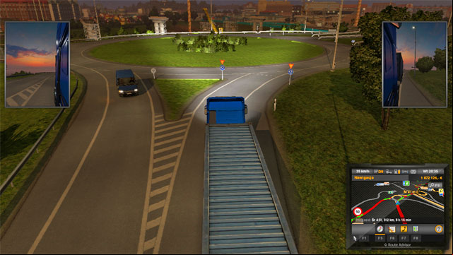 Some of the companies can be found in the easter part of the city and some in the other part - ETS 2: Scandinavia - Sweden (part 2) | Cities - Cities - Euro Truck Simulator 2: Scandinavian Expansion Game Guide