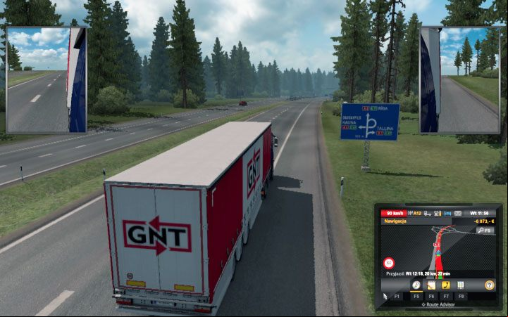 There arent many high-speed wide roads here - Characteristic of roads in new countries - ETS2 Beyond the Baltic Sea - Whats new? - Euro Truck Simulator 2 Game Guide