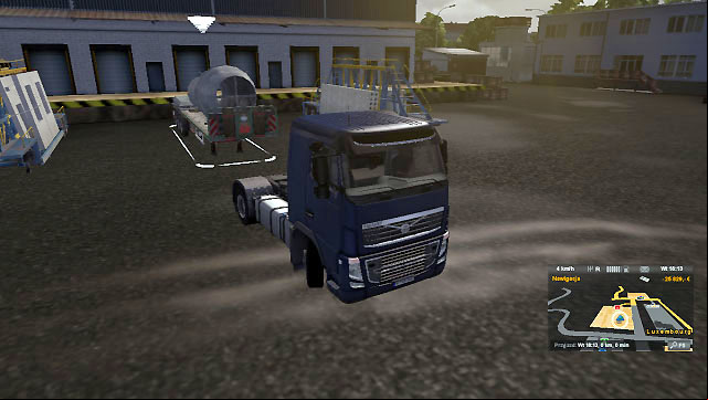 You will find the trailer at the company premises - it is your order - ETS2: Consignment - Job market Guide - Job market - Euro Truck Simulator 2 Game Guide