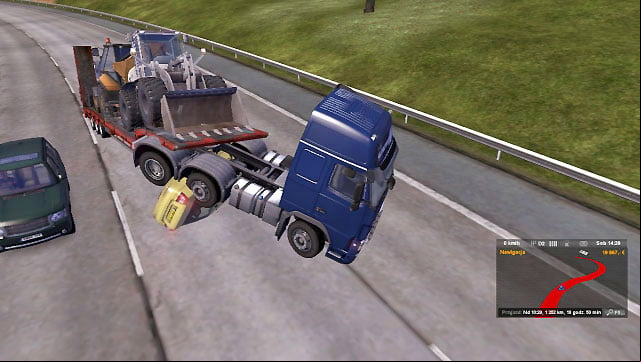 But sometimes other things happen - ETS2: Accident and calling emergency road service - Driving Guide - Driving your truck - Euro Truck Simulator 2 Game Guide