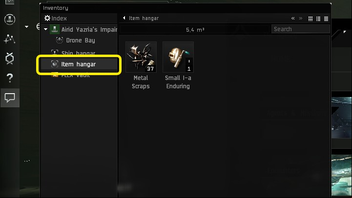 Before being able to sell items on the Market in EVE Online, first, you will need to move them to the Item Hangar - EVE Online: Market - how to sell? - FAQ - EVE Online Guide
