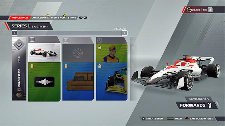 When you first access the Player tab, you will learn about the Podium es, which are linked to the Series, i - F1 22: Microtransactions (MTX) - are they in the game? - FAQ - F1 22 Guide