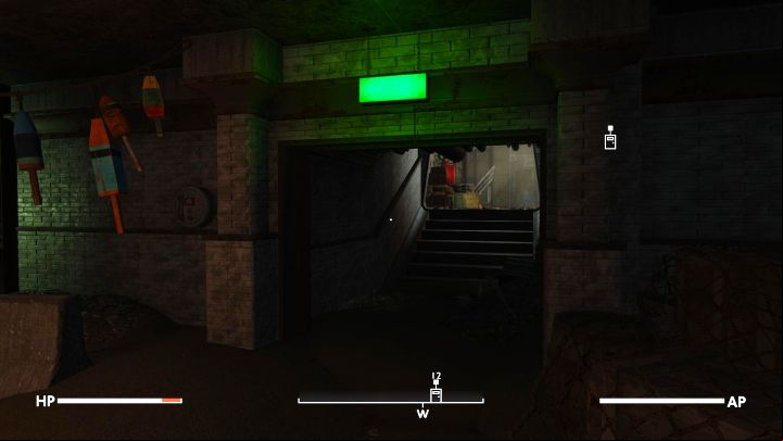 You will return to Thameshaven first - the adjacent underground location where you met Rachel Hall - Fallout London: How to exit Thameshaven Market? - Quests - Fallout London Guide