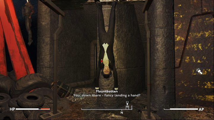 After clearing the area, head towards the large iron gate leading to Hackney - Fallout London: How to recruit Arthur Mountbatten? - Factions and companions - Fallout London Guide