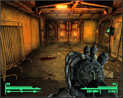 If youre travelling without Fawkes, you must turn right once youve entered the hazardous area - Fallout 3: Main quests 11 - Finding the garden of eden - walkthrough - Main quests - Fallout 3 Game Guide