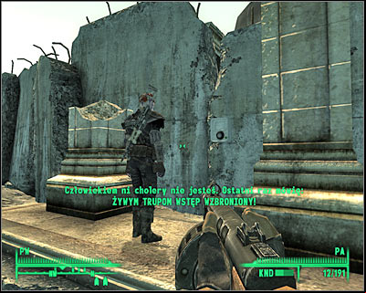 The area you need to get to is Warrington trainyard - Fallout 3: Tenpenny Tower: Tenpenny Tower - walkthrough, side quests - Side quests - Fallout 3 Game Guide