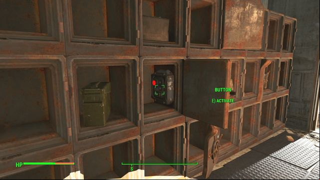 In one of the safes at the master level, there is a button that opens the hidden age in the wall, which you can take to get deeper into the complex - Fallout 4: University Point - Southern Boston - Sector 9 - Fallout 4 Game Guide & Walkthrough