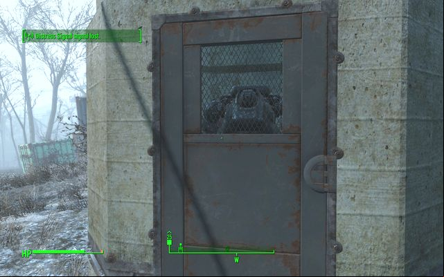 The closed drone will activate when you will enter the magazine. First, place mines before the door - Fallout 4: National Guard Training Yard - Malden - Sector 2 - Fallout 4 Game Guide & Walkthrough