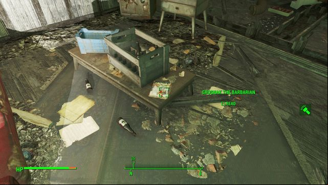 At the upper level, thee is an issue of Grognak the Barbarian - Fallout 4: Back Street Apparel - Center of Boston - Sector 6 - Fallout 4 Game Guide & Walkthrough