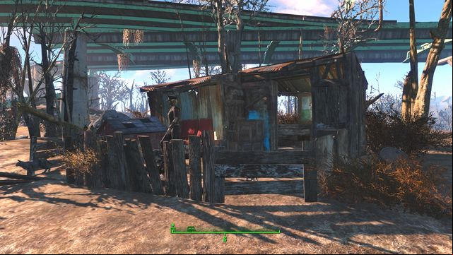 East from the pond you will meet a merchant with some ammunition, weapons and crafting materials - Fallout 4: Walden Pond map - Sanctuary - Sector 1 - Fallout 4 Game Guide & Walkthrough