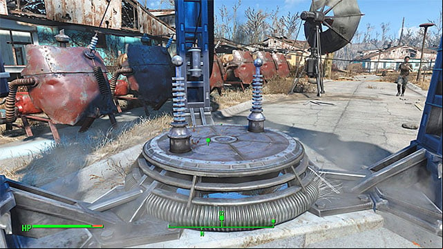 Position yourself on the platform of the interceptor - Fallout 4: The Molecular Level - constructing the signal interceptor (teleporter) - Main story - Fallout 4 Game Guide & Walkthrough