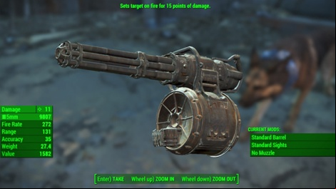 Type: Minigun - Fallout 4: Guns - heavy - Unique weapons - Fallout 4 Game Guide & Walkthrough