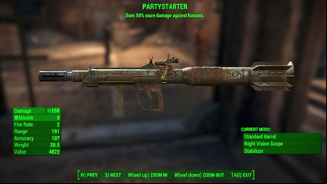 Type: Missile launcher - Fallout 4: Guns - heavy - Unique weapons - Fallout 4 Game Guide & Walkthrough
