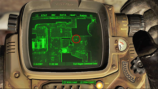 Cross the entire fort and reach the door to the command center - Fallout 4: Magazines in Fort Hagen - Sector 4 - Magazines - Fallout 4 Game Guide & Walkthrough