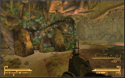 Once youre in the Sulfur Cave, you have to clear the whole area out of the Fire geckos - Why Cant We Be Friends - Side quests - Fallout: New Vegas - Game Guide and Walkthrough