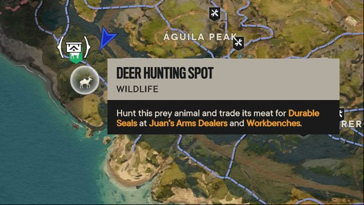 A better method is to visit Hunting Spots - Far Cry 6: Hunting and fishing - Basics - Far Cry 6 Guide