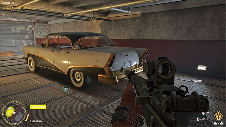 Once you regain control of the character, Heat will begin - your task is to get out of the hotel building - Far Cry 6: Paradise Lost - walkthrough - Esperanza - Far Cry 6 Guide