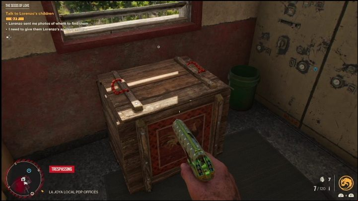 To get to this rooster, you must enter the building and then shoot the padlock to get into the room - Far Cry 6: Roosters - list, locations - Other - Far Cry 6 Guide