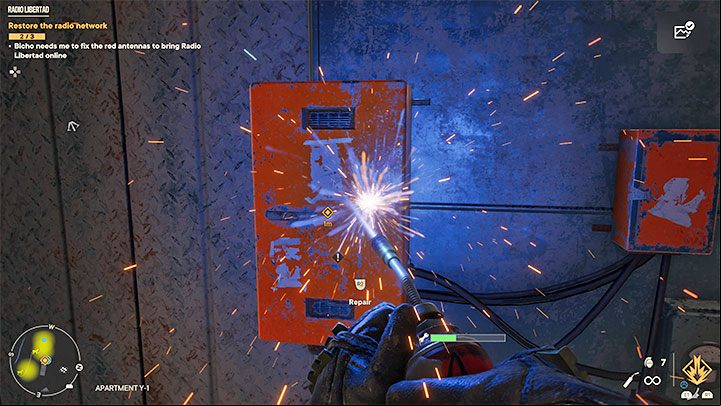 Check out the locked room on the roof - Far Cry 6: Re-Education - walkthrough - Valle De Oro - Far Cry 6 Guide